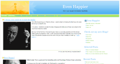 Desktop Screenshot of evenhappier.com